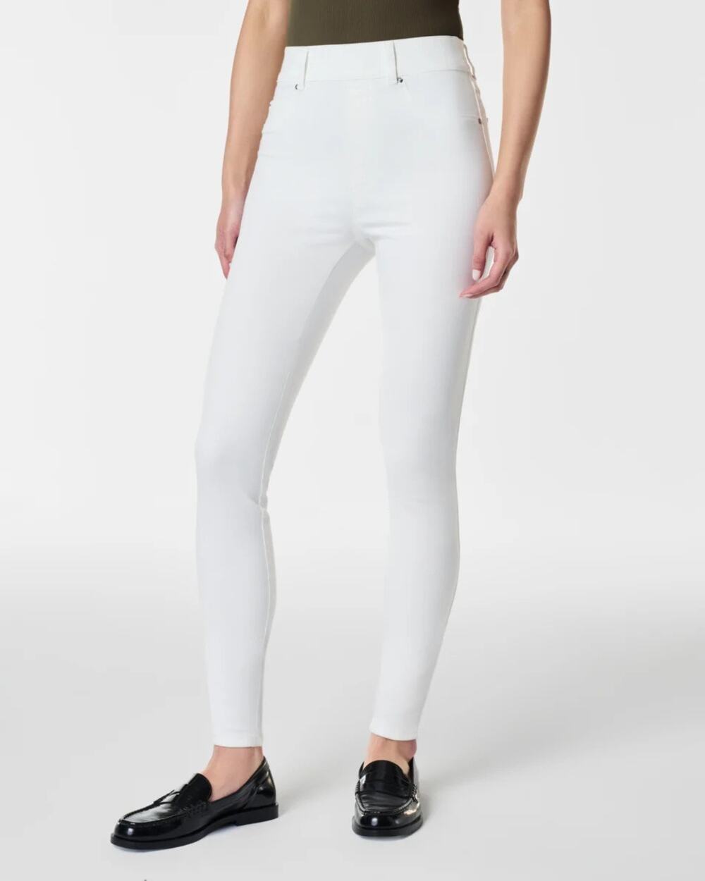 SPANX SPANXshape EveryWear Ankle Skinny Jeans White Medium